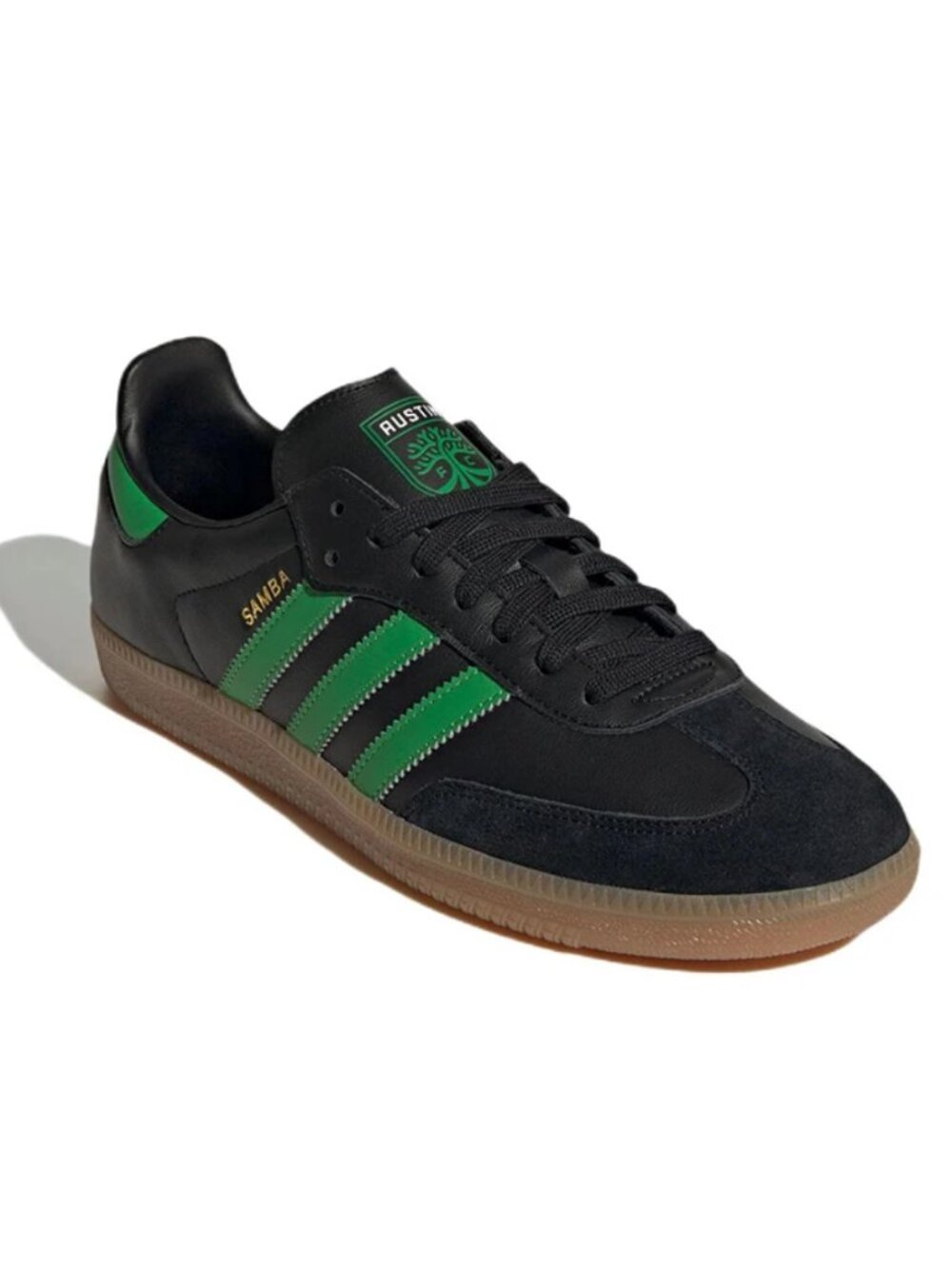 NEW adidas - Samba Austin FC Shoes 'Black Real Green' 10.5 US 10 UK 44 2/3 EUR